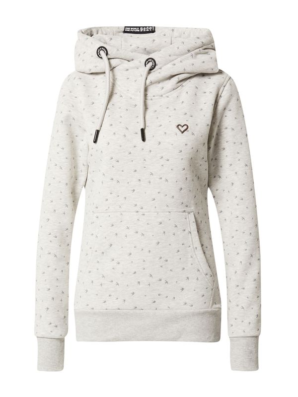 Alife and Kickin Alife and Kickin Суичър 'SarahAK'  сиво / бял меланж