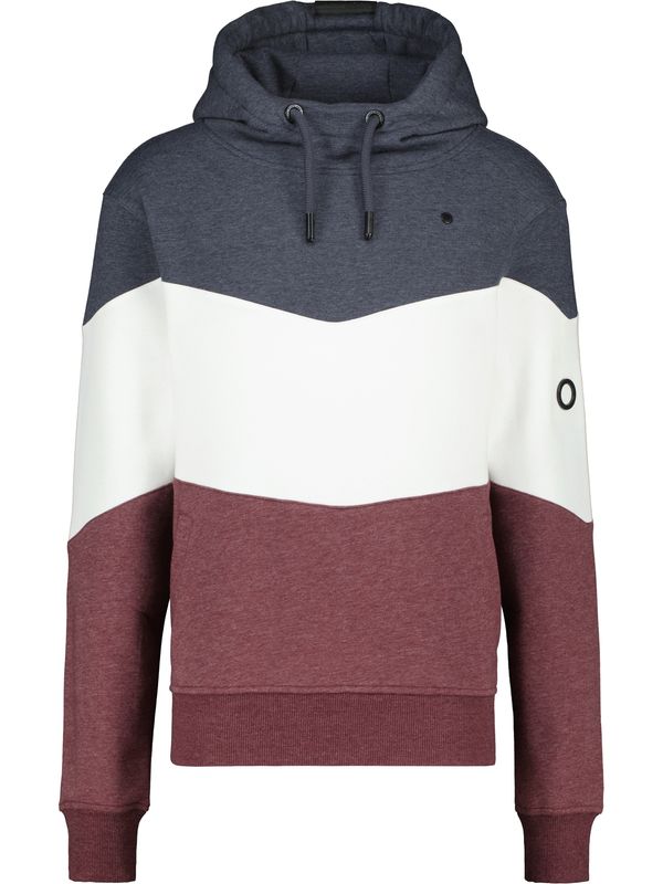 Alife and Kickin Alife and Kickin Суичър 'SilvioAK'  нейви синьо / ръждиво кафяво / бяло