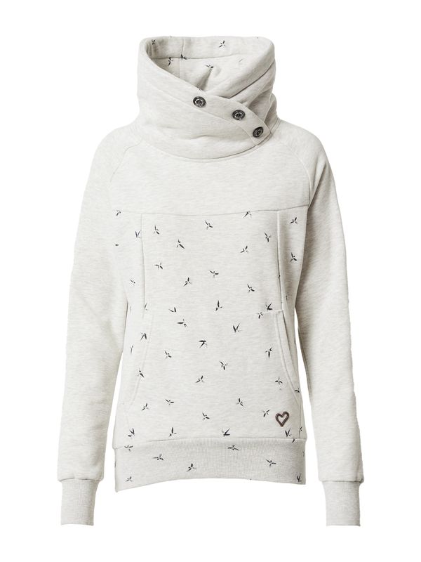 Alife and Kickin Alife and Kickin Суичър 'Violet AK'  черно / бял меланж