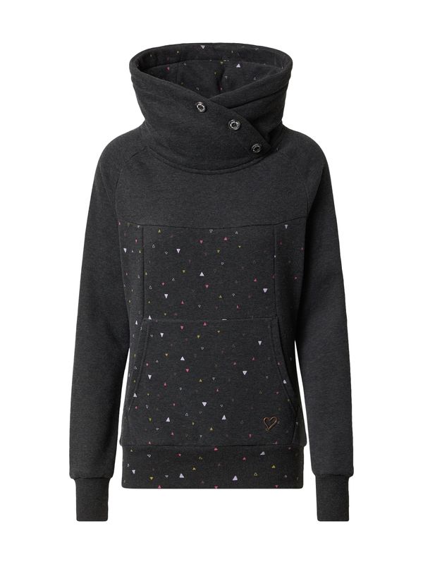 Alife and Kickin Alife and Kickin Суичър 'VioletAK'  тъмносиво / тръстиково зелено / пастелнолилаво / фуксия