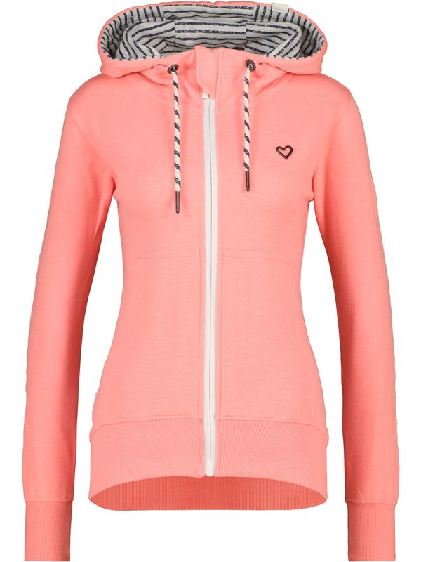 Alife and Kickin Alife and Kickin Суичъри с качулка 'Jessy'  праскова / черно / бяло