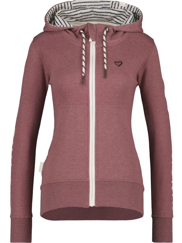 Alife and Kickin Alife and Kickin Суичъри с качулка 'Jessy'  розов меланж / бяло