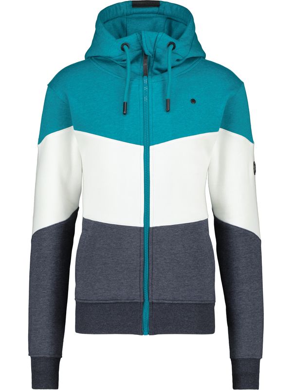 Alife and Kickin Alife and Kickin Суичъри с качулка 'Simon'  лазурно синьо / тъмносиво / бяло