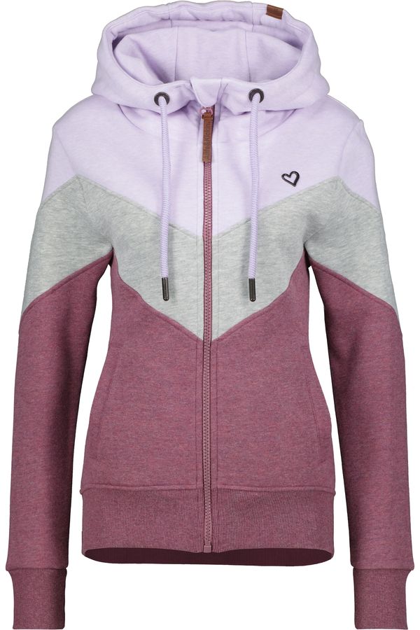 Alife and Kickin Alife and Kickin Суичъри с качулка  сив меланж / лилав меланж