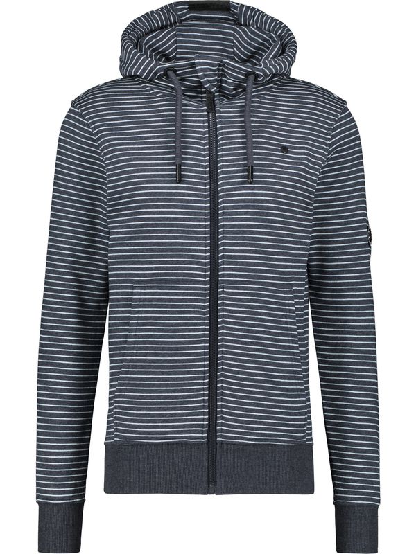 Alife and Kickin Alife and Kickin Суичъри с качулка 'Trasher'  синьо меланж / бяло