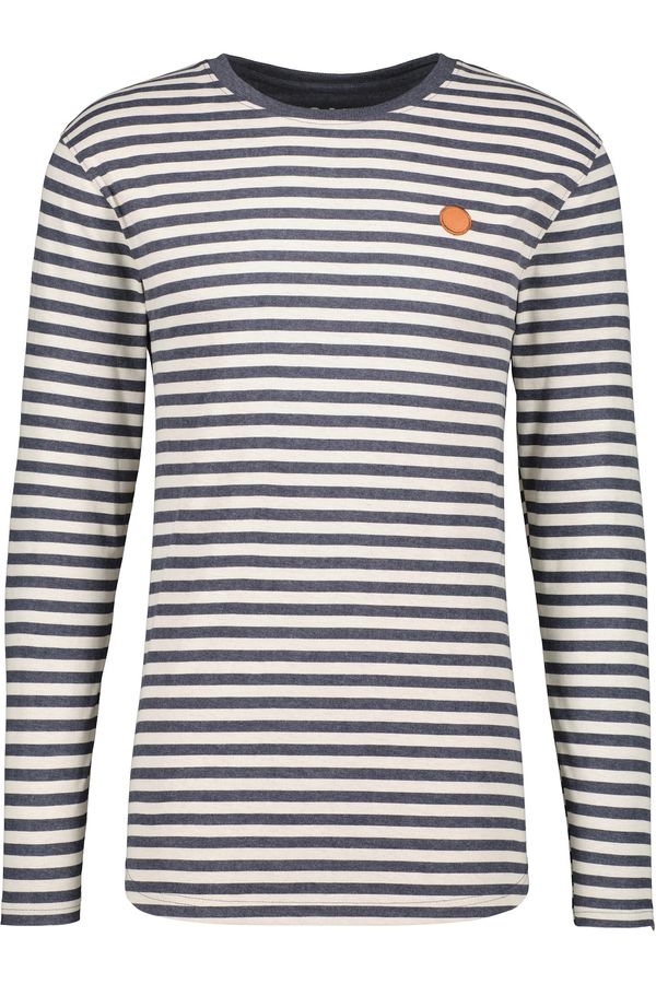 Alife and Kickin Alife and Kickin Тениска 'AlexAK'  морскосиньо / карамел / бяло