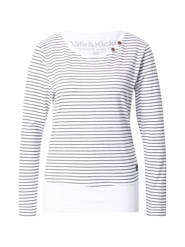 Alife and Kickin Alife and Kickin Тениска 'ConnyAK'  нейви синьо / бяло