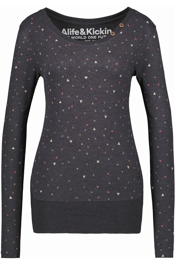 Alife and Kickin Alife and Kickin Тениска 'ConnyAK'  пъстро / черно