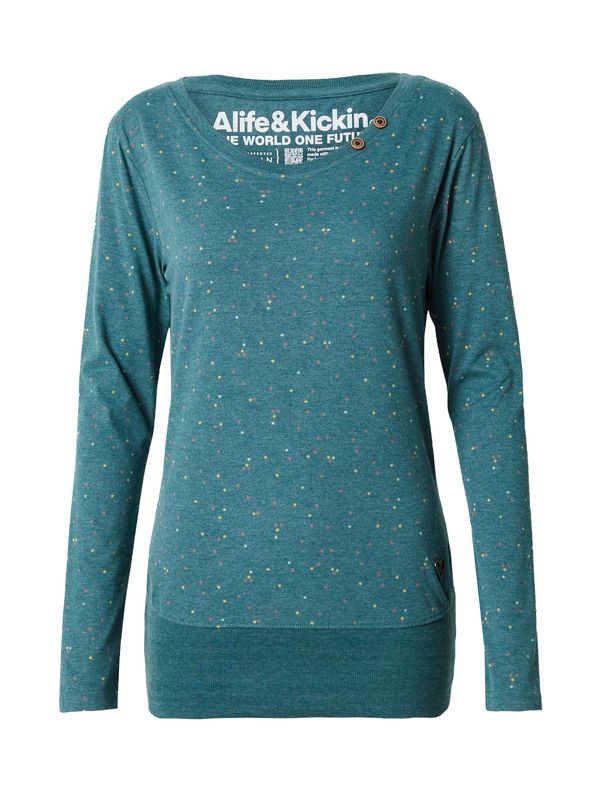 Alife and Kickin Alife and Kickin Тениска 'ConnyAK'  жълто / петрол / червено / бяло