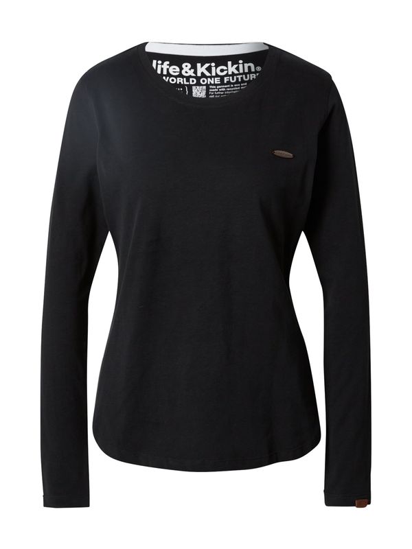 Alife and Kickin Alife and Kickin Тениска 'Lea'  кафяво / черно