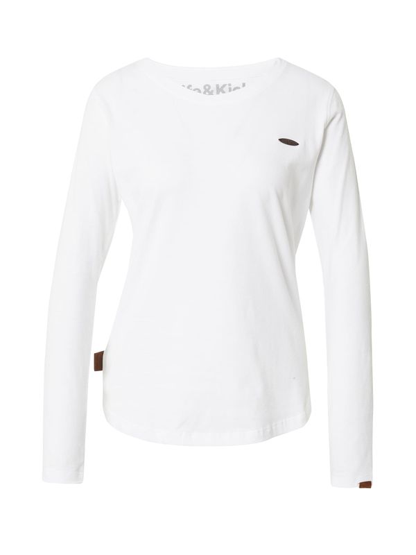 Alife and Kickin Alife and Kickin Тениска 'LeaAK'  кафяво / черно / бяло