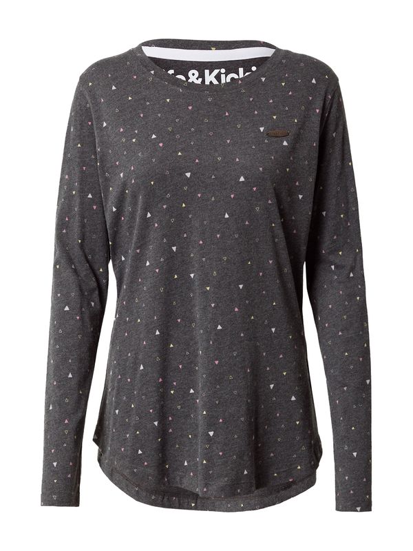 Alife and Kickin Alife and Kickin Тениска 'LeaAK'  сив меланж / пъстро