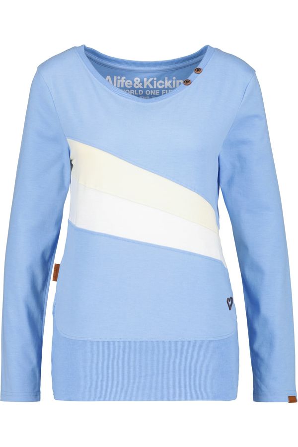 Alife and Kickin Alife and Kickin Тениска  телесен цвят / светлосиньо / кафяво / бяло