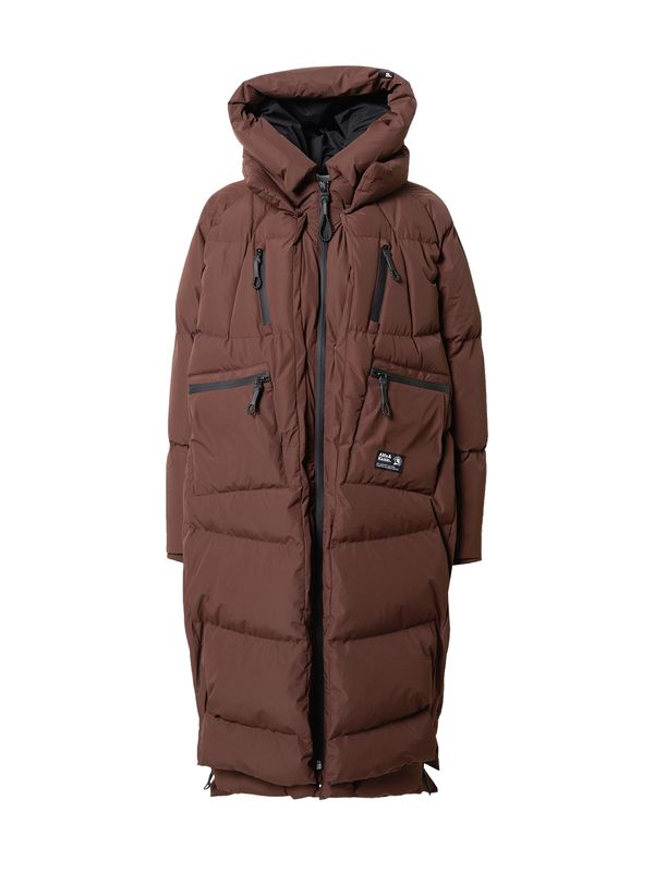 Alife and Kickin Alife and Kickin Зимно палто 'RihannaAK A'  кафяво / черно / бяло