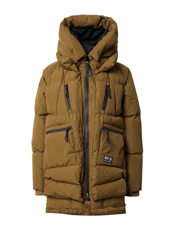 Alife and Kickin Alife and Kickin Зимно яке 'RachelAK'  маслина / черно / бяло