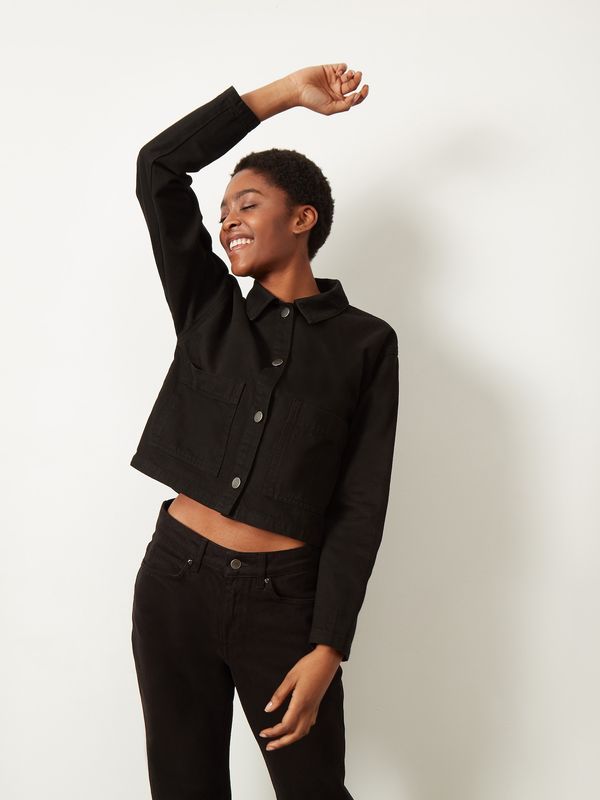 Aligne Aligne Преходно яке 'Cyprus'  черен деним