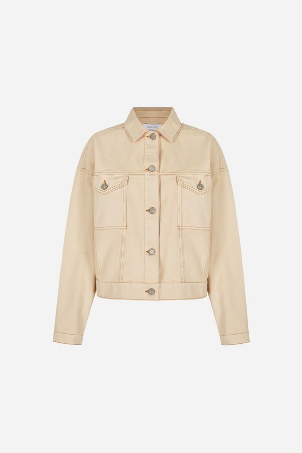 Aligne Aligne Преходно яке 'Feruza'  пастелно зелено