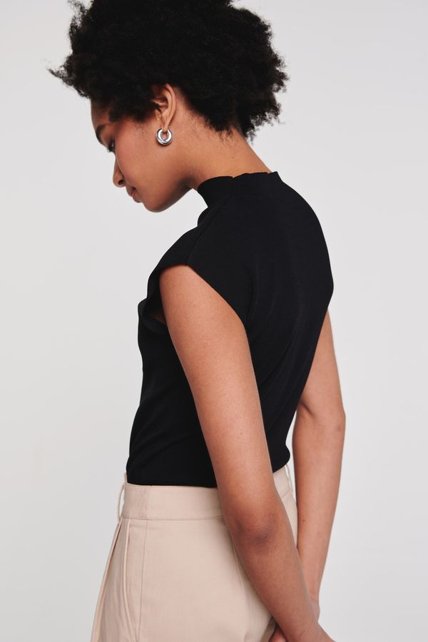 Aligne Aligne Пуловер 'Henley Grow On'  черно