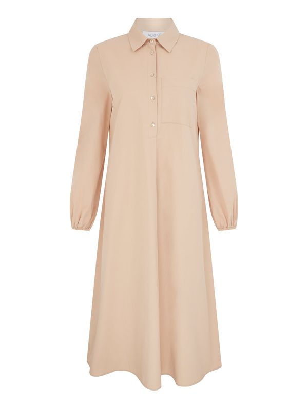 Aligne Aligne Рокля тип риза 'Eliza'  бежово