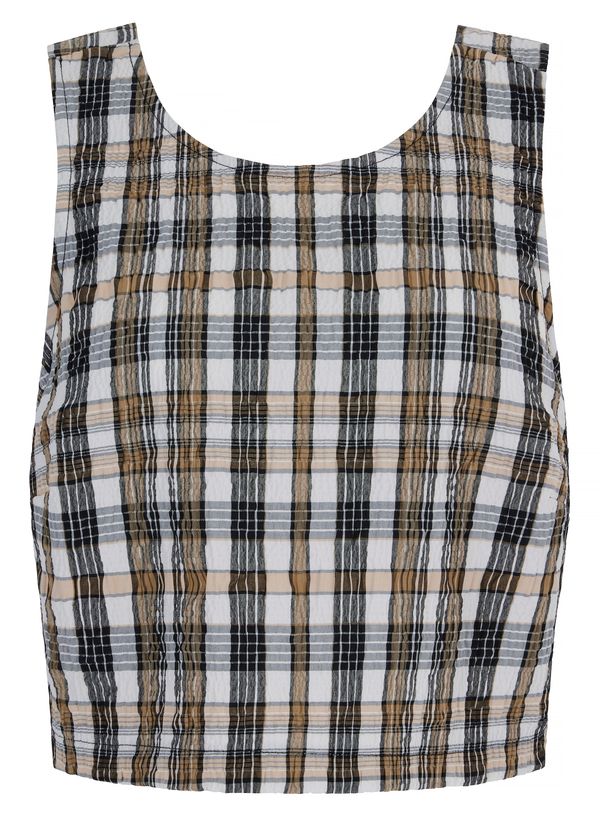 Aligne Aligne Топ 'Ebbanie'  кремаво / кафяво / черно