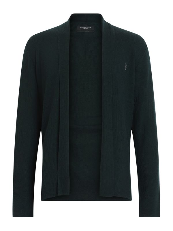 AllSaints AllSaints Плетена жилетка  пастелно зелено / тъмнозелено