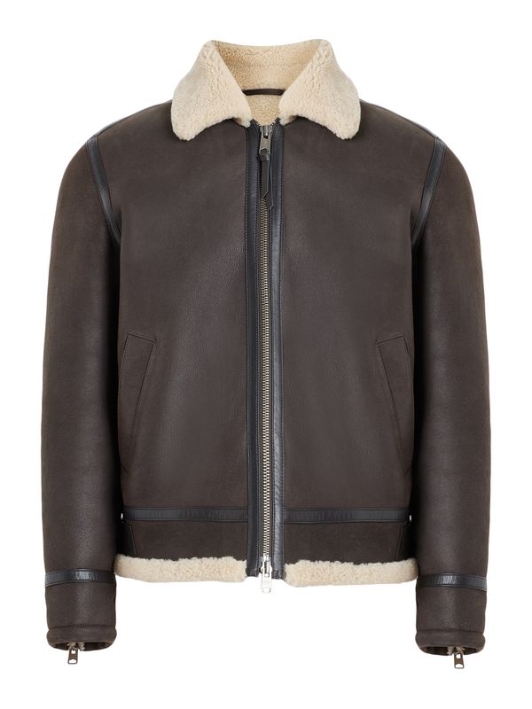 AllSaints AllSaints Преходно яке 'RHYS'  бежово / тъмнокафяво