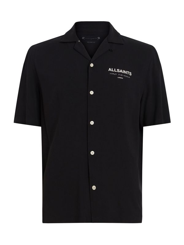 AllSaints AllSaints Риза 'UNDERGROUND'  черно / бяло