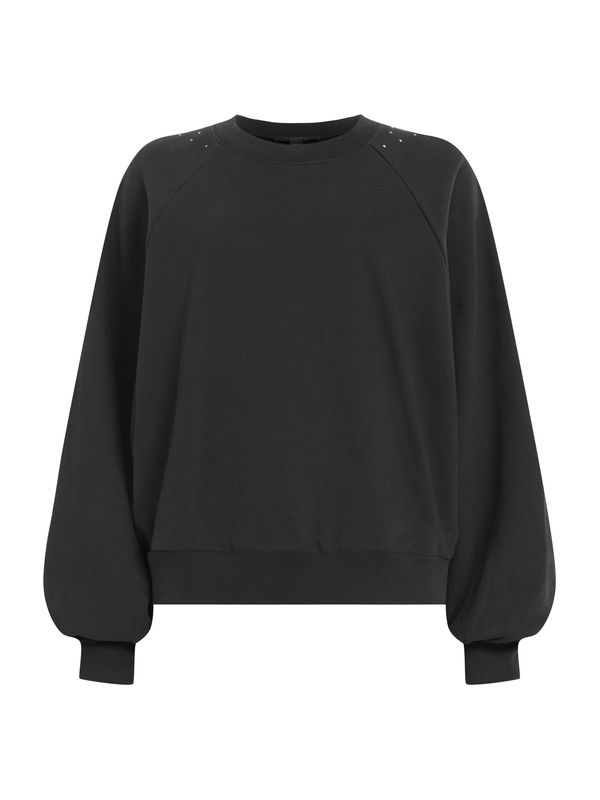 AllSaints AllSaints Суичър  черно / сребърно