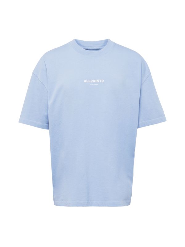 AllSaints AllSaints Тениска  светлосиньо / бяло