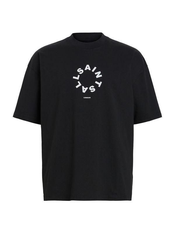 AllSaints AllSaints Тениска 'TIERRA'  черно / бяло
