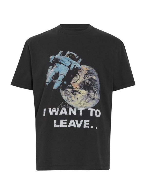 AllSaints AllSaints Тениска 'TRANSCEND'  светлосиньо / сиво / черно / бяло