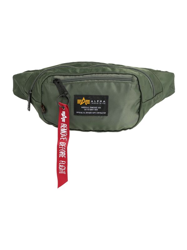 ALPHA INDUSTRIES ALPHA INDUSTRIES Чанта за кръста 'Crew'  каки / червено / черно / бяло