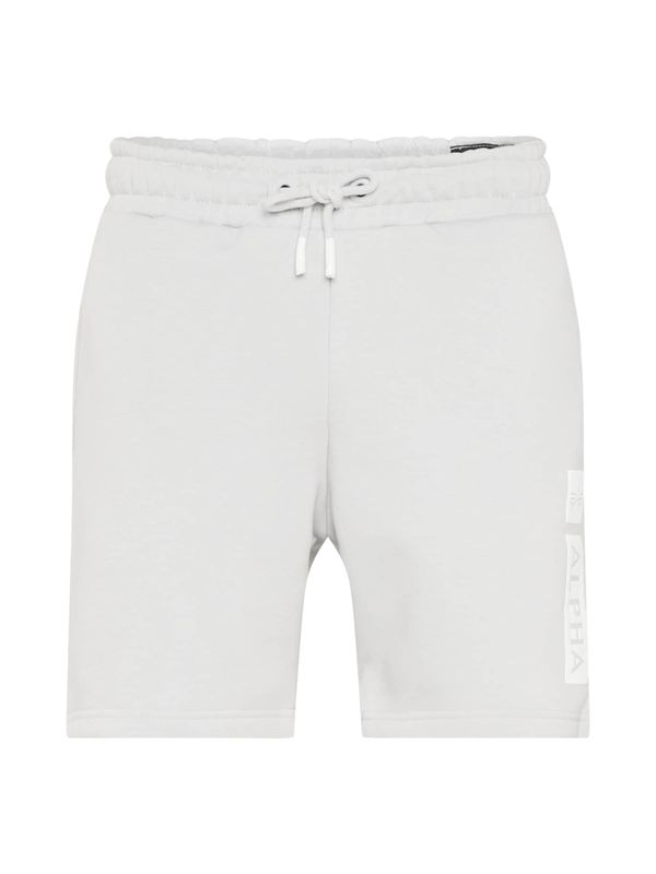 ALPHA INDUSTRIES ALPHA INDUSTRIES Панталон  светлосиво / червено / бяло