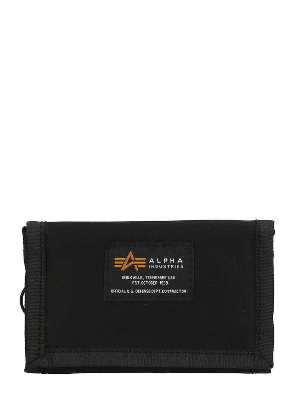 ALPHA INDUSTRIES ALPHA INDUSTRIES Портмоне  оранжево / черно / бяло