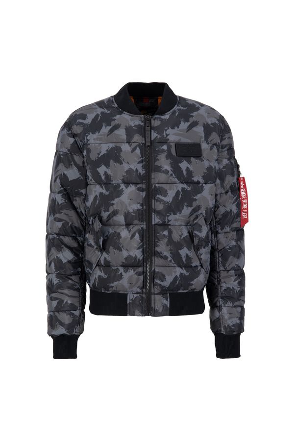 ALPHA INDUSTRIES ALPHA INDUSTRIES Преходно яке 'Camo'  сиво / антрацитно черно / базалтово синьо