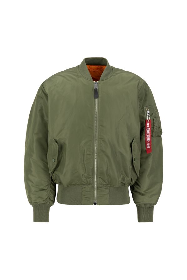 ALPHA INDUSTRIES ALPHA INDUSTRIES Преходно яке 'MA-1'  каки / червено / бяло