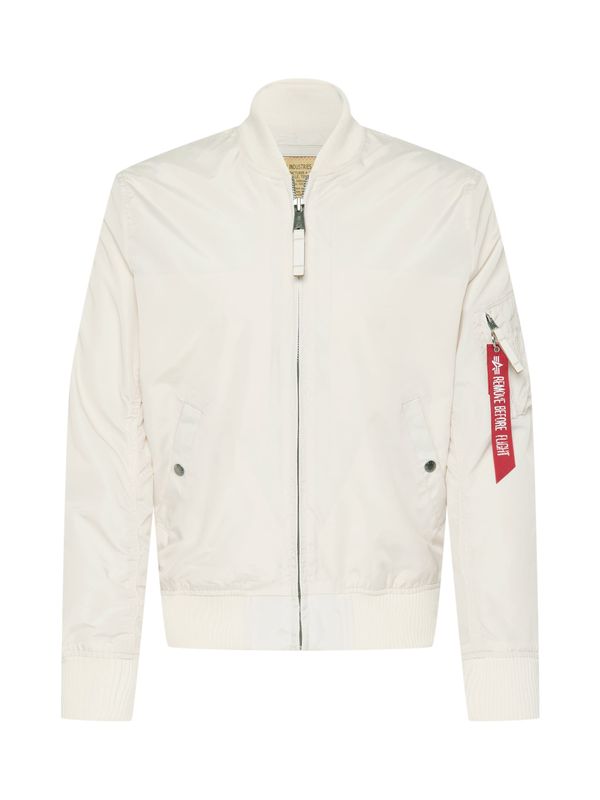 ALPHA INDUSTRIES ALPHA INDUSTRIES Преходно яке 'MA-1 TT'  бял памук