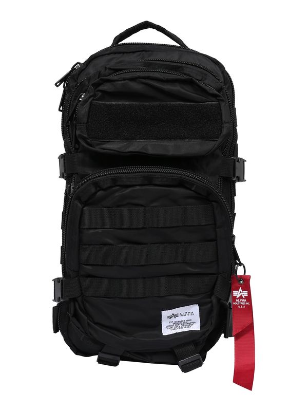 ALPHA INDUSTRIES ALPHA INDUSTRIES Раница  черно / бяло