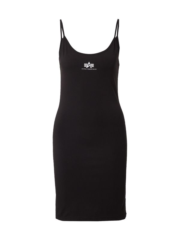 ALPHA INDUSTRIES ALPHA INDUSTRIES Рокля  черно / бяло
