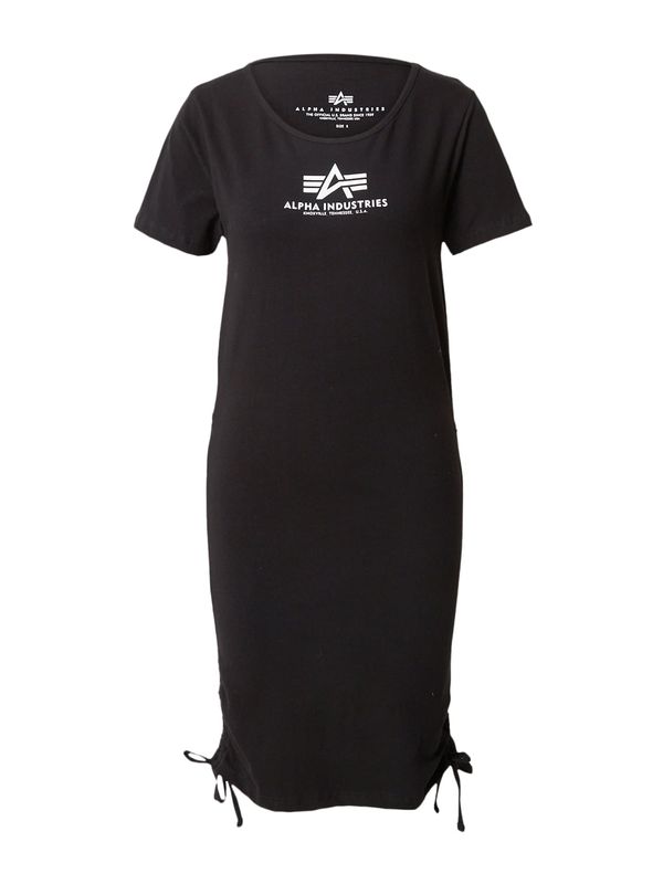 ALPHA INDUSTRIES ALPHA INDUSTRIES Рокля  черно / бяло