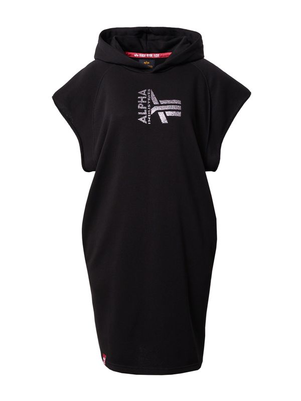 ALPHA INDUSTRIES ALPHA INDUSTRIES Рокля  черно / сребърно