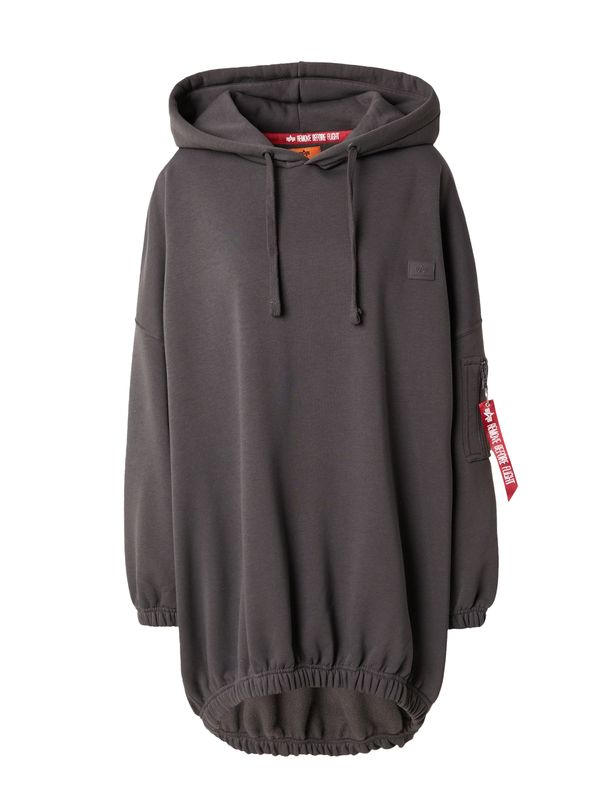 ALPHA INDUSTRIES ALPHA INDUSTRIES Рокля 'X-Fit'  тъмносиво / червено / бяло