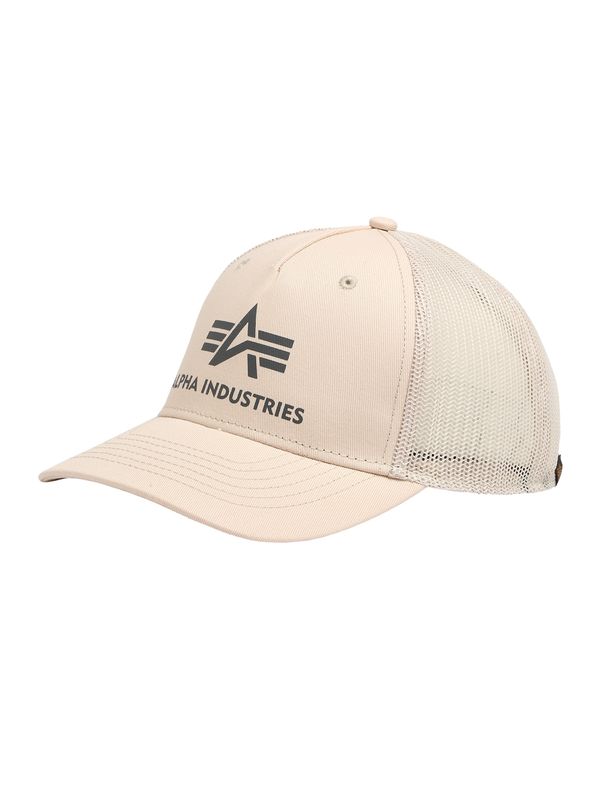 ALPHA INDUSTRIES ALPHA INDUSTRIES Шапка с козирка  кремаво / черно