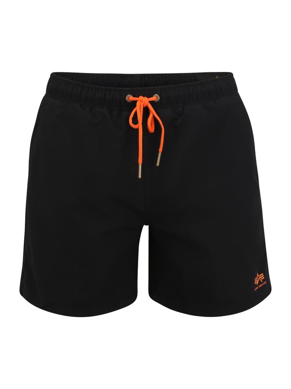 ALPHA INDUSTRIES ALPHA INDUSTRIES Шорти за плуване  оранжево / черно