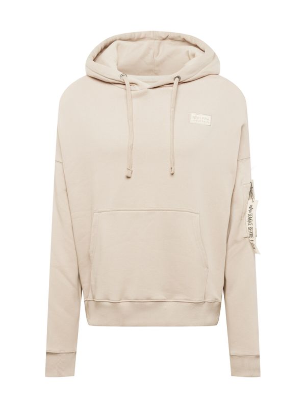ALPHA INDUSTRIES ALPHA INDUSTRIES Суичър  бежово