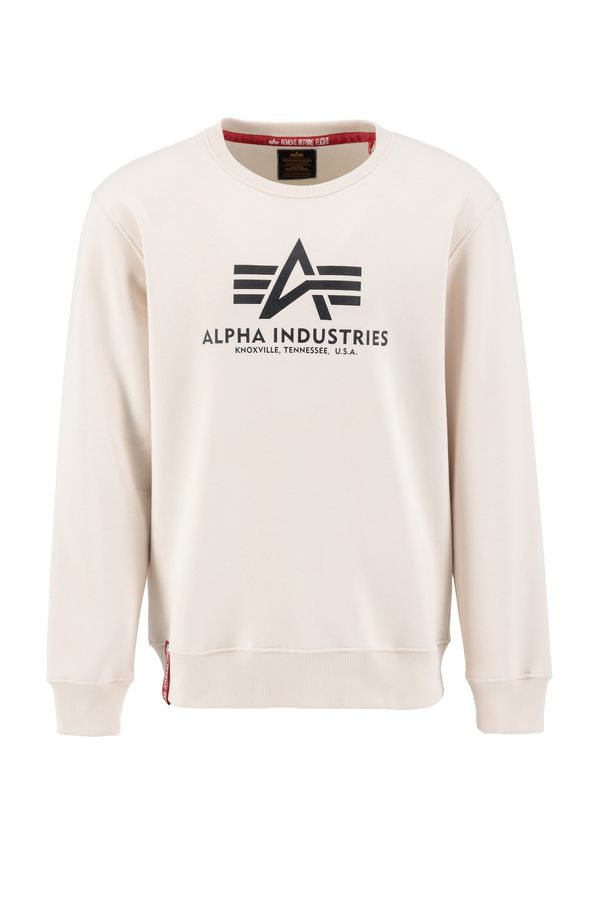 ALPHA INDUSTRIES ALPHA INDUSTRIES Суичър  бежово / черно