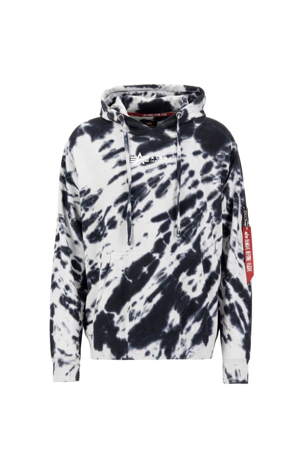 ALPHA INDUSTRIES ALPHA INDUSTRIES Суичър  черно / бяло