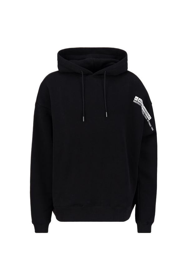 ALPHA INDUSTRIES ALPHA INDUSTRIES Суичър  черно / бяло