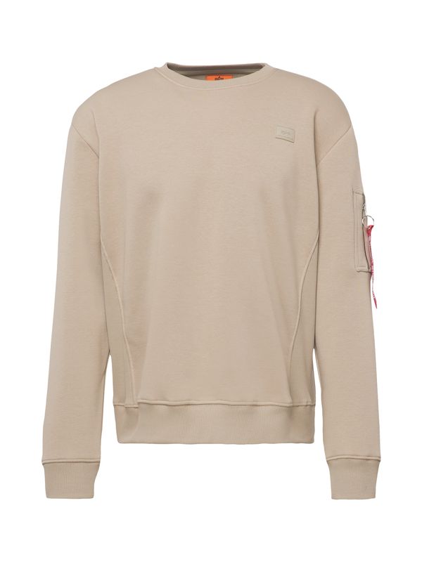 ALPHA INDUSTRIES ALPHA INDUSTRIES Суичър  цвят "пясък"