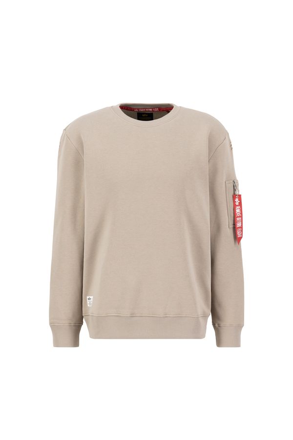 ALPHA INDUSTRIES ALPHA INDUSTRIES Суичър 'Dragon'  цвят "пясък" / кафяво / сиво / червено